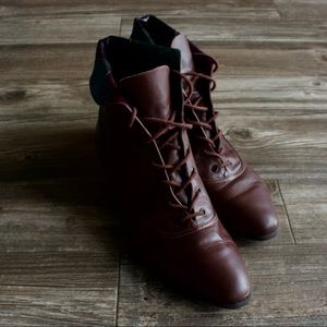 Cottagecore Vintage Ankle Boots